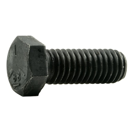Midwest Fastener Grade 5, 3/8"-16 Hex Head Cap Screw, Plain Steel, 1 in L, 2 PK 39501